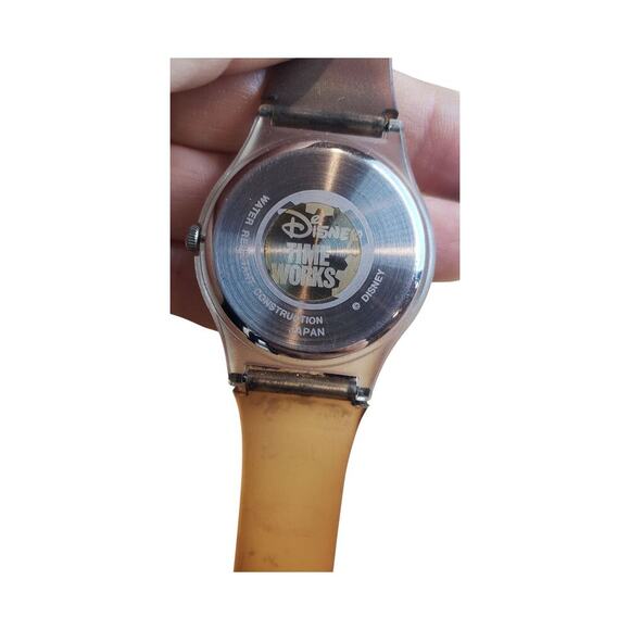 Vintage Disney Time Works Watch Mickey Goofy Pluto Works Japan Quartz Kids - Picture 2 of 5